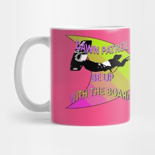 Freestyle Kitesurfer Be Up With The Boards Fun Pun Mug